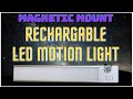 LED rechargeable magnetic under cabinet area light