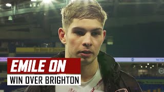 'I'm so happy!' | Emile Smith Rowe on Arsenal 1-0 Brighton