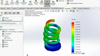 #Frequency analysis coil frame design for simulation analysis for solidworks simulation analysis#