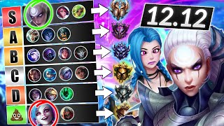 NEW Champions TIER LIST for Patch 12.12 - META CHAMPS of EVERY Role - LoL Update Guide