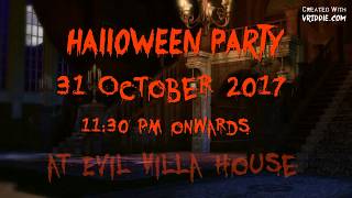 Happy Halloween Invite Video