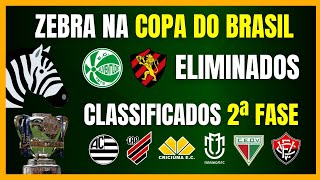 COPA DO BRASIL | CAMPEÕES ELIMINADOS | A ZEBRA ANDA SOLTA