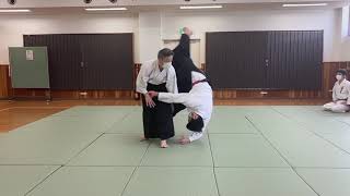 合気道　後ろ両手取り腰投げ　2022年3月20日（日）　稽古　武産合氣道　誠和会　Aikido Ushiroryotedori Koshinage