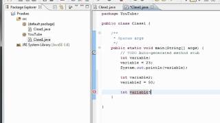Tutoriales Java: 03 Variables