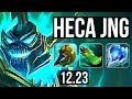 HECARIM vs VI (JNG) | 14/2/15, 7 solo kills, 900+ games, Godlike, 800K mastery | KR Master | 12.23