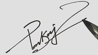 ✔️ Stylish Simple Signature [ P ] | How To Draw signature Like a Billionaire % For Alphabet P %