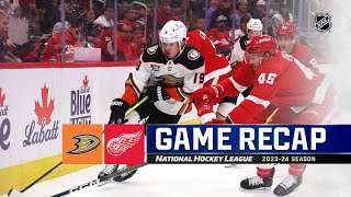 Ducks @ Red Wings 12/18 | NHL Highlights 2023