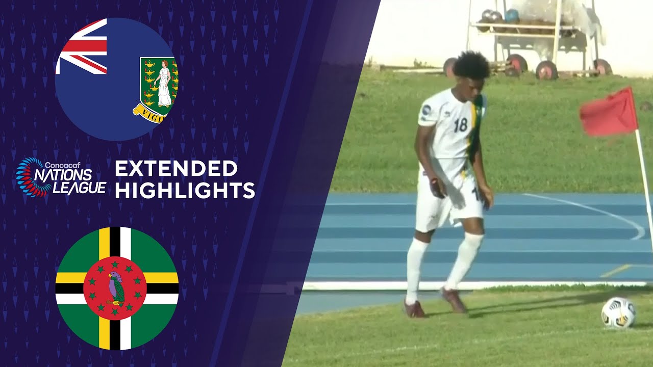 British Virgin Islands Vs. Dominica : Extended Highlights | CNL | CBS ...