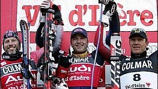 Bode Miller wins giantslalom (Val d'Isere 2004)