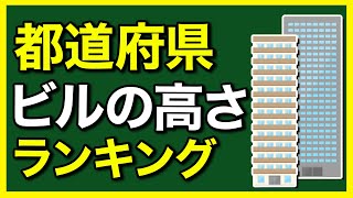 【都道府県ランキング】各都道府県で最も高いビル