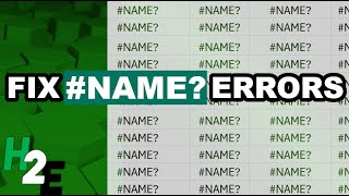 How to Fix NAME Errors in Excel