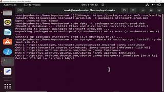 DotNet 7.0 installation stpes in Ubuntu 22 04 Operating System