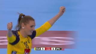 Sweden vs Japan | Group phase highlights | 24th IHF Women's World Championship, Japan 2019
