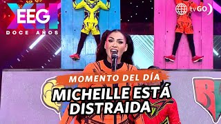 EEG 12 años: Micheille Soifer esta distraída en la competencia (HOY)