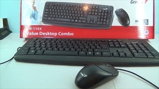 Value Desktop Combo Genius KM-170X unpacking