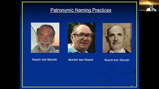 JewishGen Talks: Patronymic Naming and Cemetery Records - Their Importance in Jewish Genealogy