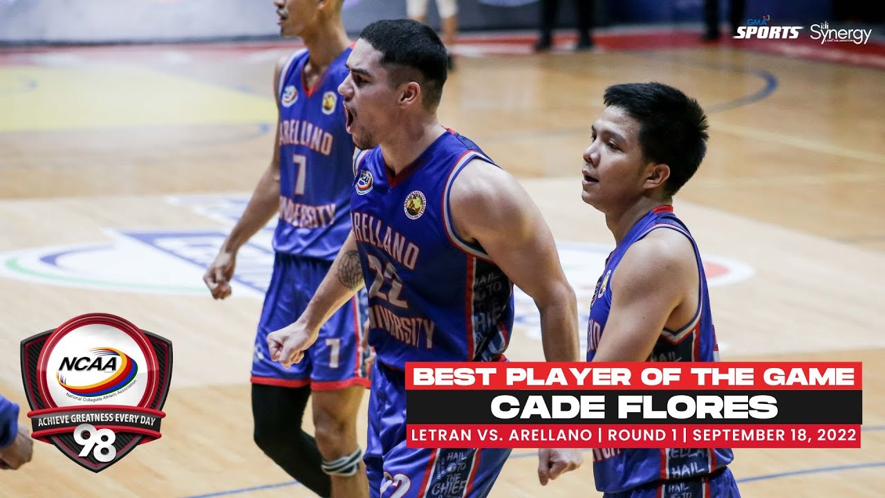 NCAA Season 98 | Best Player: Cade Flores (AU Vs Letran) | Men's ...