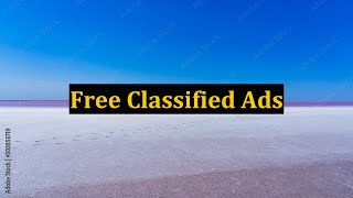 Free Classified Ads