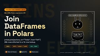 Join DataFrames in Polars — Python Tutorial