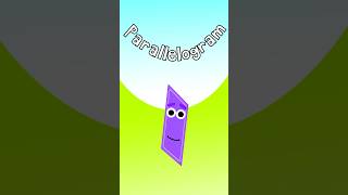 📖 Story Spectacular Presents: Introducing Parallelogram🟪 #SHORTS #kids #shapesexploration #shapes