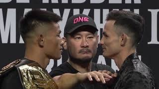 Tang Kai faces off with  Thanh Le ahead of #ONE166 - both these guys can crack! 💥 #MMA #ONE