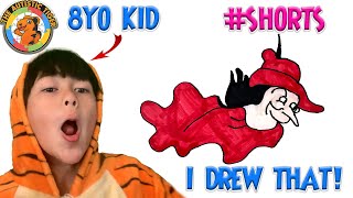 8yo Autistic Savant Draws - The Pied Piper | Disney's Silly Symphonies #shorts