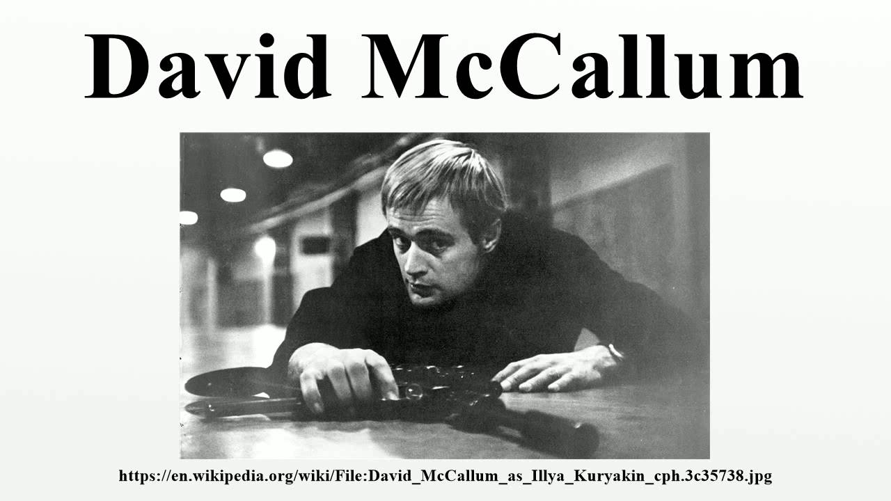 David McCallum - YouTube