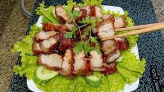 Cách Làm Thịt Ba Rọi Sốt Xá Xíu Da Giòn Rụm - Món Ăn Ngon Mỗi Ngày