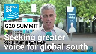 India seeking greater voice for developing world at G20 summit • FRANCE 24 English