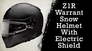 Z1R Warrant Snow Helmet With Electric Shield