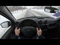 2016 lada granta pov test drive