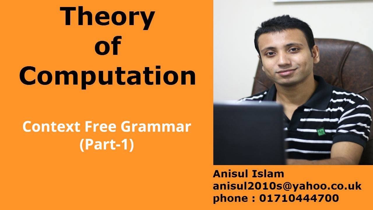 Theory Of Computation Bangla Tutorial 74 : Context Free Grammar (Part-1 ...