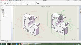 SolidWorks工程图里标注的3D尺寸#solidworks