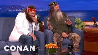 Duck Commanders Phil and Willie Robertson Interview | CONAN on TBS