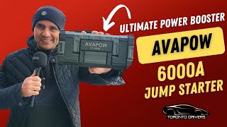 AVAPOW 6000A Battery Booster/Jump Started - Power When You Need It Most! 🚗🚗🚗