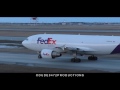 classic airbus fedex a310 324f n808fd close up taxi and takeoff from calgary airport ᴴᴰ