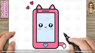 How To Draw A Cute Mobile Simple Easy For Kids Videos For Kids How To Draw A Cute Mobile Simple Easy For Kids Videos For Kids