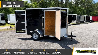 6x8  ENCLOSED Trailer offered by Load Runner Trailers