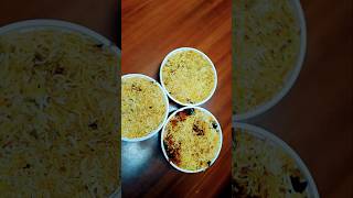 Pakka andhra curry hotel నుంచి ఈ విధంగా order ఐతే పెట్టేసాము 🤤😋 #andhrabiryani #chickenbiriyani