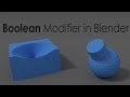 Tutorial: The Boolean Modifier in Blender