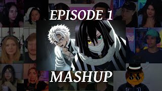 FIRST EPISODE STARTS! Demon Slayer Season 4 Episode 1 | Reaction Mashup | Byte #2