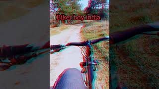 GoPro foggy forest mtb ll biker boy india