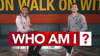 39I39m Amazing At This Game39 Robertson amp Brewster Play 39Who Am I39 With Their Liverpool Teammates