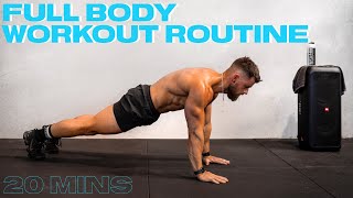20 MINUTE FULL BODY WORKOUT (NO EQUIPMENT)