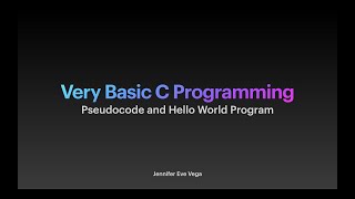 Basic C Programming