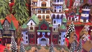 Edinburgh Christmas Market, Ceramic Candle House Stall