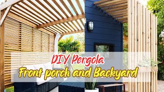 30+ Pergola for front porch and backyard ideas | Build pergola | Pergola