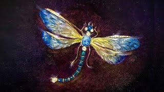 Dragonfly Painting 油畫蜻蜓