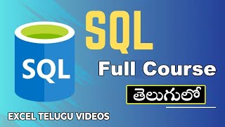 SQL Full Course in Telugu - Part 1 | SQL Basics for Beginners