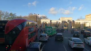 London bus 13 from Victoria Station to North Finchley